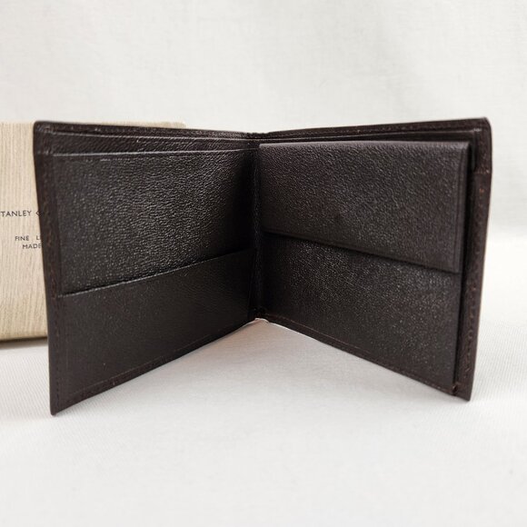 Stanley Noymer VTG Leather Wallet • England • Unused w/ Box - Picture 2 of 13